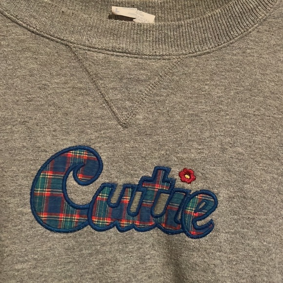 Vintage 90s Cutie Sweatshirt womens - Picture 5 of 9